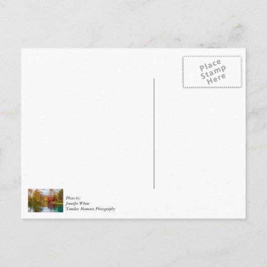 Alley Mill En Spring Bedankingskaart Briefkaart (Achterkant)