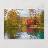 Alley Mill en Spring denking of you Briefkaart (Voorkant)