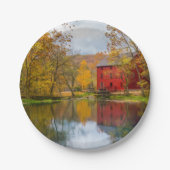 Alley Mill en Spring Papieren Bordje (Voorkant)