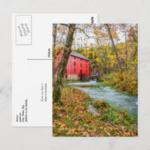 Alley Mill in Autumn Briefkaart (Voorkant / Achterkant)