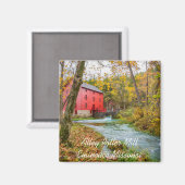 Alley Mill in Autumn Magnet (Voorkant / Achterkant)