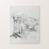 Alley of Trees Monet Fine Art Legpuzzel (Verticaal)