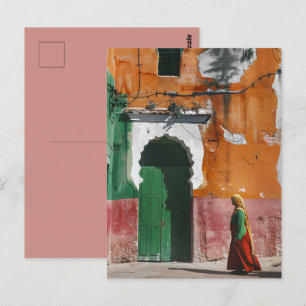 Alley Rabat Marokko Briefkaart