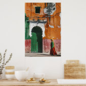 Alley Rabat Marokko Poster (Keuken)
