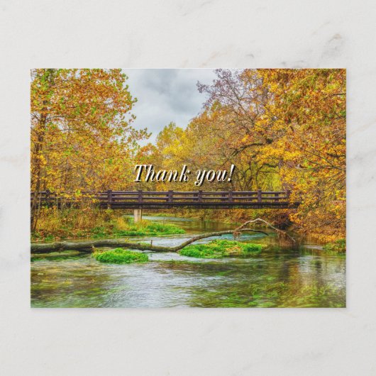 Alley Spring River Bedankkaartje Briefkaart (Voorkant)