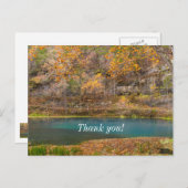 Alley Spring Uitzicht Dank u Briefkaart (Voorkant / Achterkant)