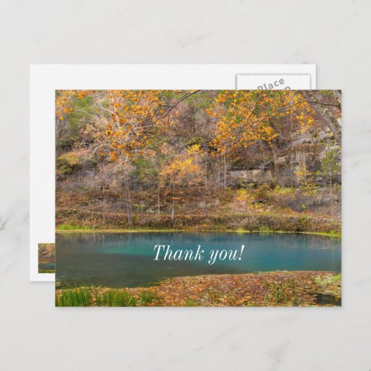 Alley Spring Uitzicht Dank u Briefkaart (Voorkant / Achterkant)