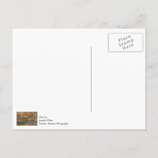 Alley Spring Uitzicht Dank u Briefkaart (Achterkant)