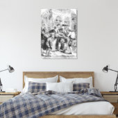 Alley wijzigen canvas afdruk (Insitu (Slaapkamer))