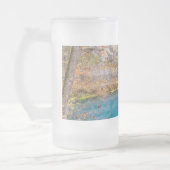 Alleys Blue Spring Frosted Glass Beer Mok (Links)