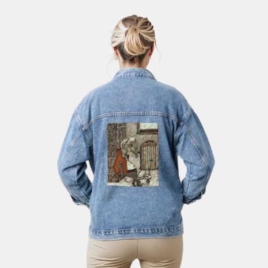 Alleyway 🐀 denim jacket (Model)