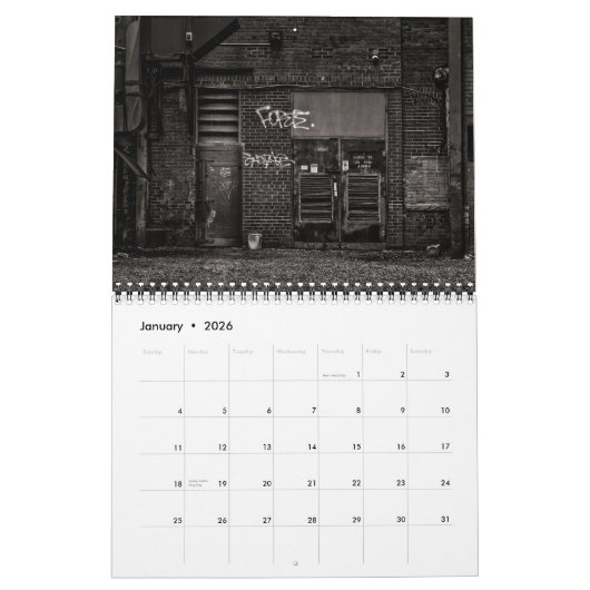 Alleyway Graffiti nr. 3 Kalender (Jan 2026)