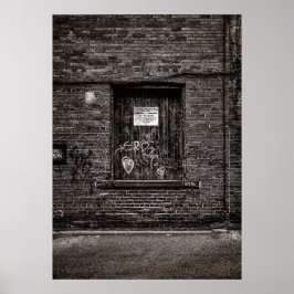 Alleyway Graffiti nr. 4 Poster