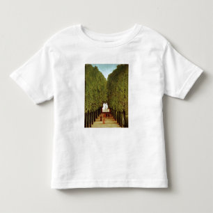 Alleyway in the Park of Saint-Cloud, 1908 (olie op Kinder Shirts