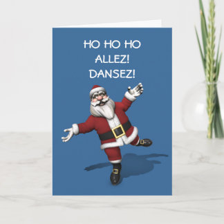 ALLEZ. DANSEZ. FEESTDAGEN KAART