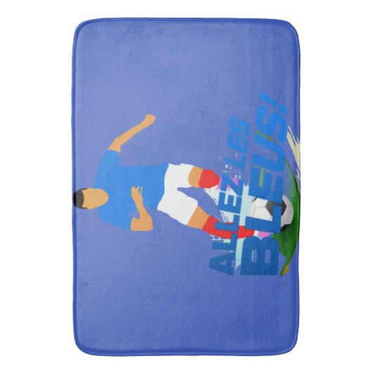 allez les bleus badmat (Voorkant Verticaal)