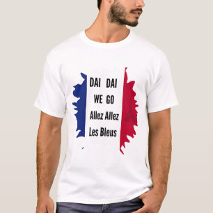 Allez Les Bleus Frans Trots 2026 Voetbalshirt T-shirt