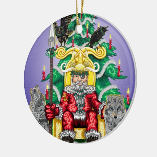 AllFather Yuletide Keramisch Ornament (Links)