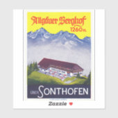 Allgäuer Berghof Sticker (Vel)