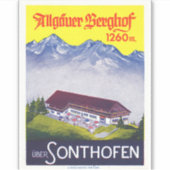 Allgäuer Berghof Sticker (Voorkant)