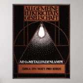 Allgemeine Elektrizitats Gesellschaft AEG Poster (Voorkant)