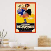 Allgemeine Wäschesammlung Poster (Keuken)