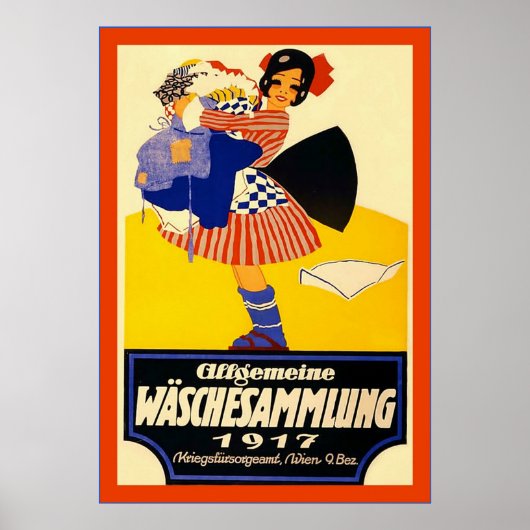 Allgemeine Wäschesammlung Poster (Voorkant)