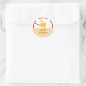 Allgie Banane Classic Round Sticker (Tas)