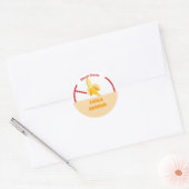 Allgie Banane Classic Round Sticker (Envelop)