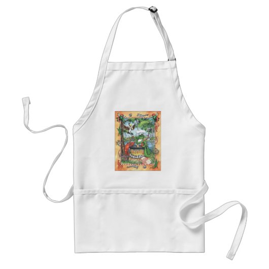 Alliagtor Chef T-shirt Standaard Schort (Voorkant)