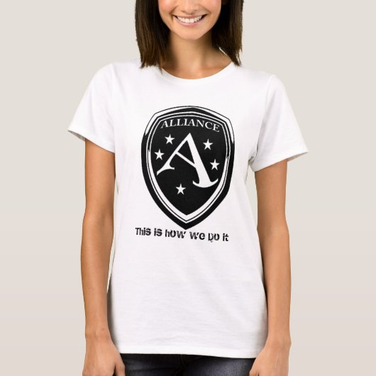 Alliance zo doen we het. t-shirt (Voorkant)