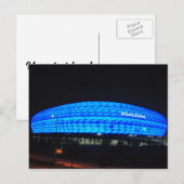 Allianz Arena 's nachts in München Briefkaart (Voorkant / Achterkant)