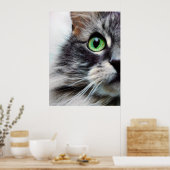 Allie (halve gezichten) poster (Keuken)