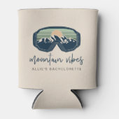 ALLIE Sage Mountain Vibes Ski Bachelorette Group Blikjeskoeler (Voorkant)