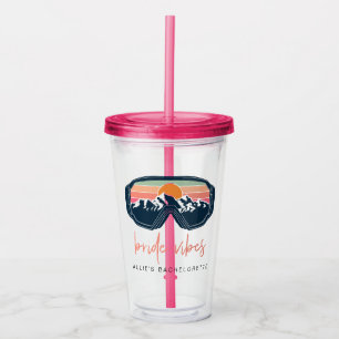 ALLIE Ski Sneeuwbril Mountain Bride Vibes Acryl Drinkbeker
