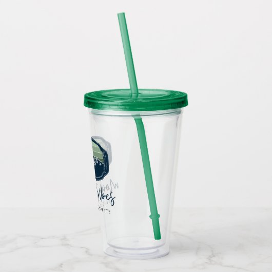 ALLIE Ski Sneeuwbril Mountain Vibes Acryl Drinkbeker (Links)