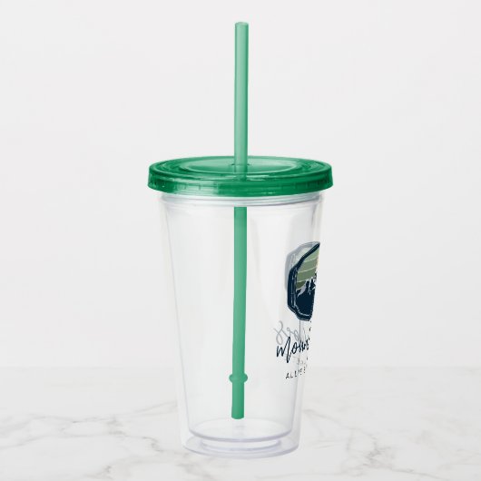 ALLIE Ski Sneeuwbril Mountain Vibes Acryl Drinkbeker (Rechts)