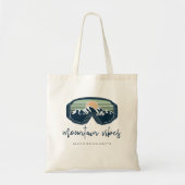 ALLIE Ski Sneeuwschoonboarden Berg Vibes Bachelore Tote Bag (Voorkant)