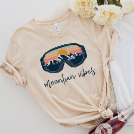 ALLIE Ski Snowboarden Mountain Vibes Bachelorette T-shirt