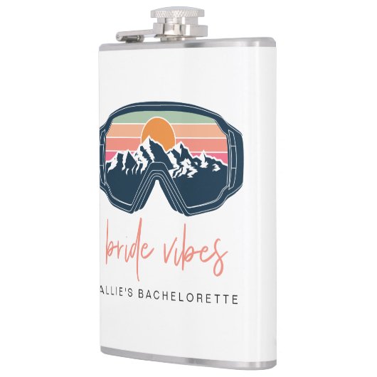 ALLIE Ski Snowboarding Goggle Mountain Bride Vibes Heupfles (Links)