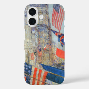 Allies Day, mei 1917 door Childe Hassam, Vintage A iPhone 16 Hoesje