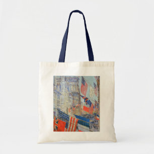 Allies Day, mei 1917 door Childe Hassam, Vintage A Tote Bag