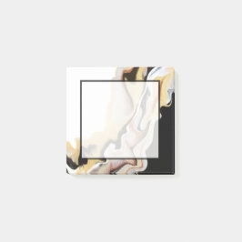 Alligare Gouden Abstracte Acryl Vloeibare Kunst Post-it® Notes