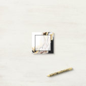 Alligare Gouden Abstracte Acryl Vloeibare Kunst Post-it® Notes (Op bureau)