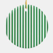 Alligator aangepast kerstfeest keramisch ornament (Achterkant)