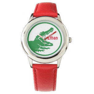 Alligator aangepaste horloge