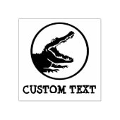 Alligator aangepaste stempel (Afrduk)
