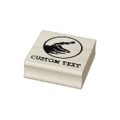 Alligator aangepaste stempel (Stempel)