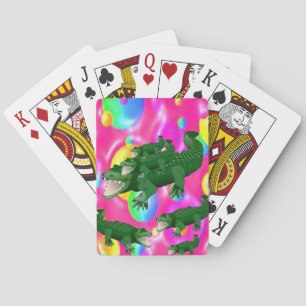 Alligator-afspeelkaartdeck Speelkaarten