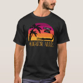 Alligator Alley Florida Everglades Retro T-shirt (Voorkant)